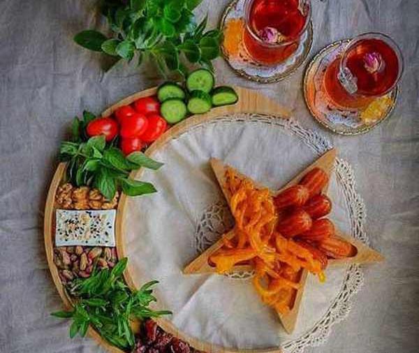 عکس های تزیین سفره ی افطار