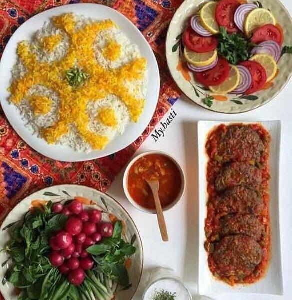 عکس های تزیین سفره ی افطار