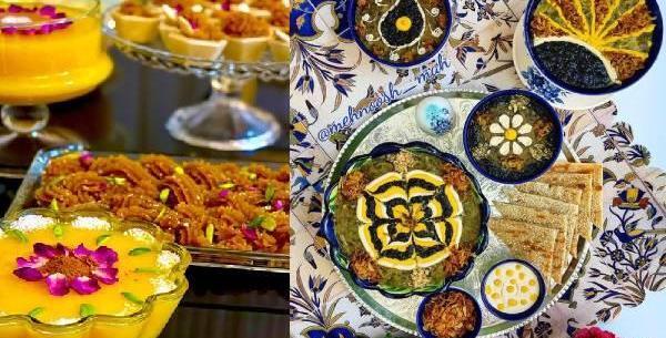 عکس های تزیین سفره ی افطار