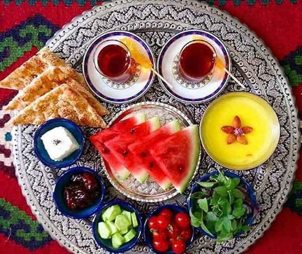 عکس های تزیین سفره ی افطار