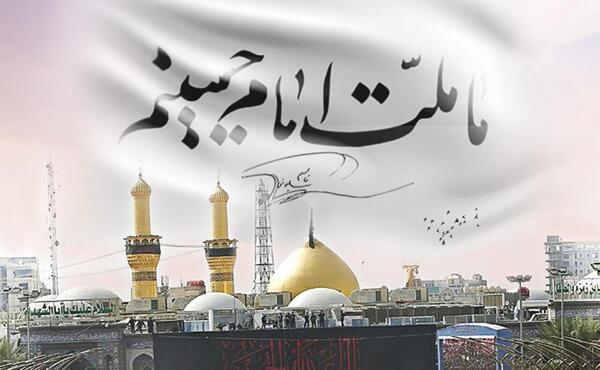 عکس قاسم سلیمانی ما ملت امام حسینیم