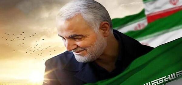 عکس قاسم سلیمانی ما ملت امام حسینیم