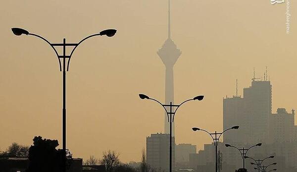 عکس آلودگی هوا تهران