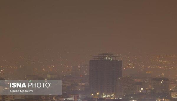 عکس آلودگی هوا تهران