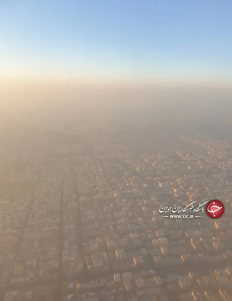عکس آلودگی هوا تهران