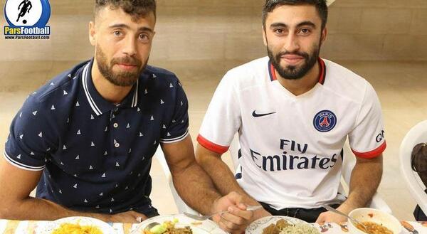 عکس غذا گذاشتن در باشگاه استقلال