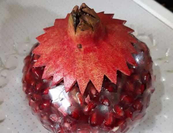 عکس ایده تزیین انار شب یلدا
