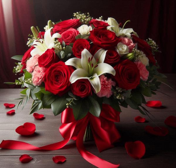 عکس گل برای تبریک ولنتاین