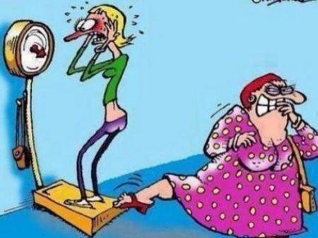 عکس کارتون چاق و لاغر