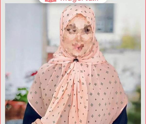 عکس آموزش دوخت مقنعه هد دار بچه گانه