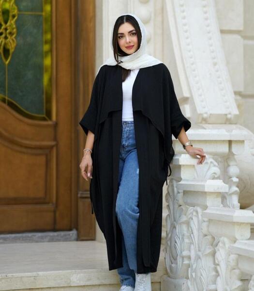 عکس مانتو عبایی دخترانه