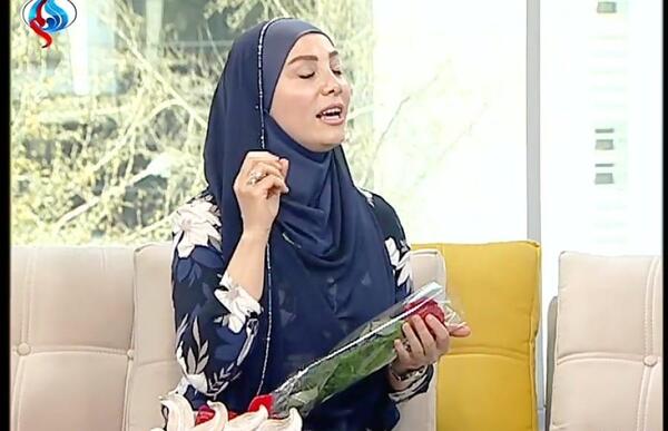 عکس مجری زن شبکه العالم