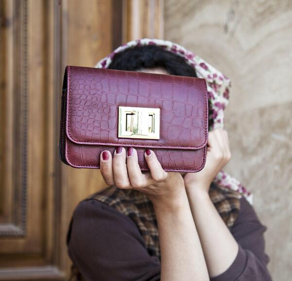 عکس کیف چرم دستی مجلسی
