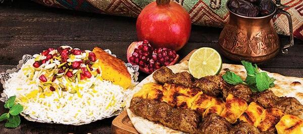 عکس چلو کباب برگ