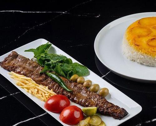 عکس چلو کباب برگ