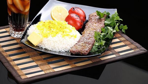 عکس چلو کباب برگ