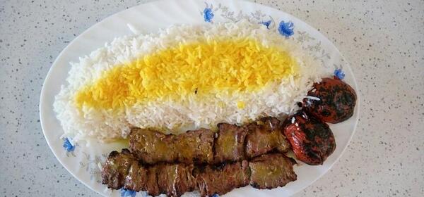عکس چلو کباب برگ