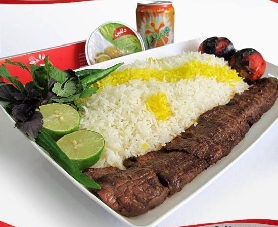 عکس چلو کباب برگ
