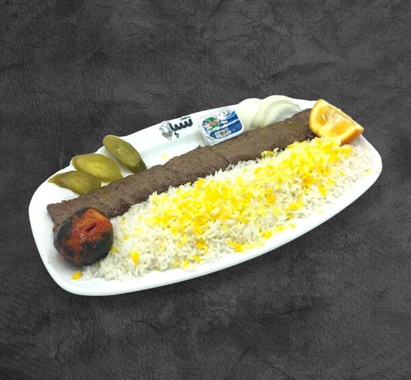 عکس چلو کباب برگ