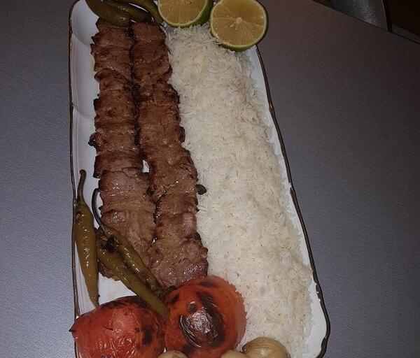 عکس چلو کباب برگ