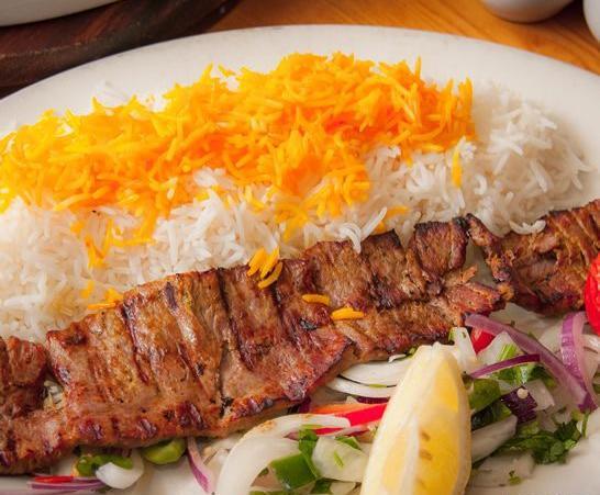 عکس چلو کباب برگ