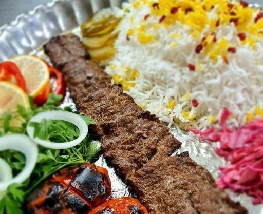 عکس چلو کباب برگ
