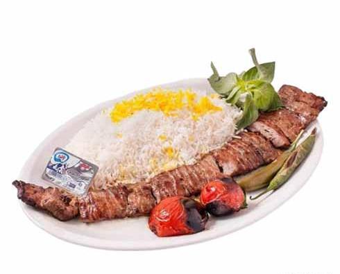 عکس چلو کباب برگ