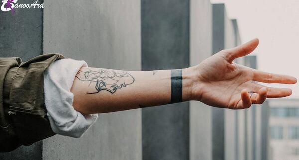 عکس طرح های تاتو روی ساعد دست