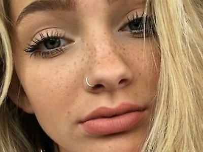 عکس پیرسینگ بینی حلقه ای