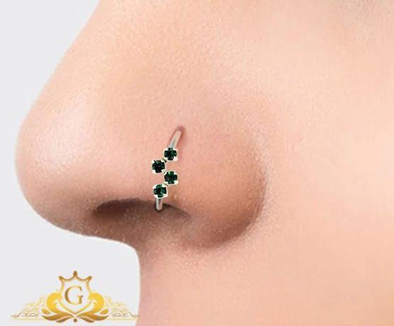 عکس پیرسینگ بینی حلقه ای