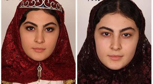 عکس مینا وحید و مریم مومن
