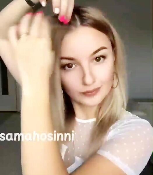 عکس بافت مو فرق وسط