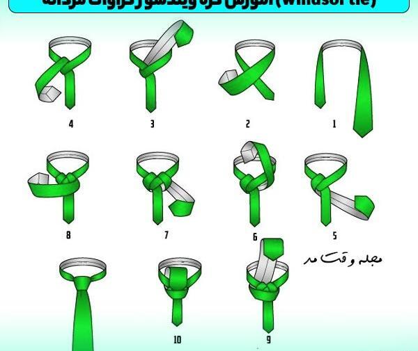 عکس گره کراوات