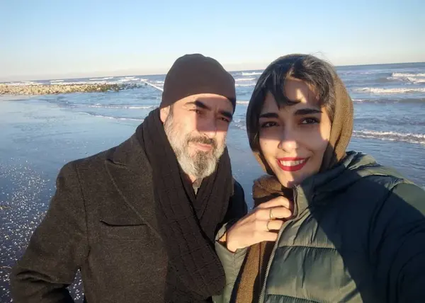 عکس همسر جدید حسن معجونی