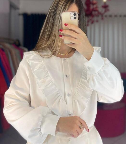 عکس شومیز سفید