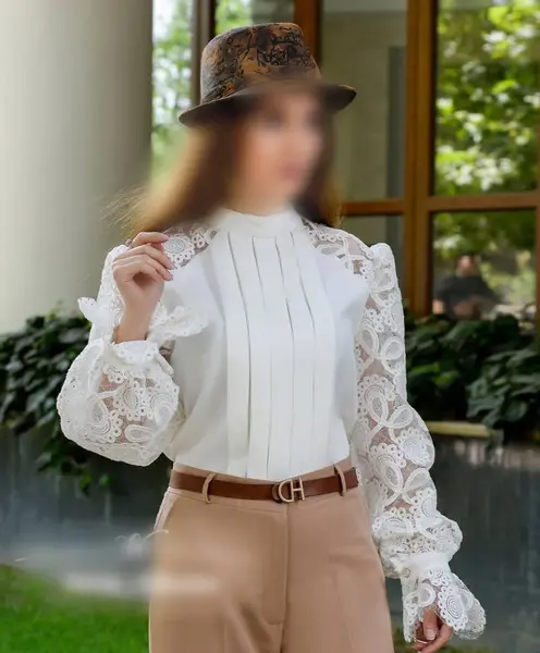 عکس شومیز سفید