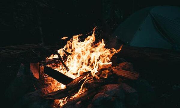 عکس آتش روشن