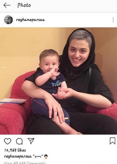 آخرین عکس ریحانه پارسا در اینستاگرام