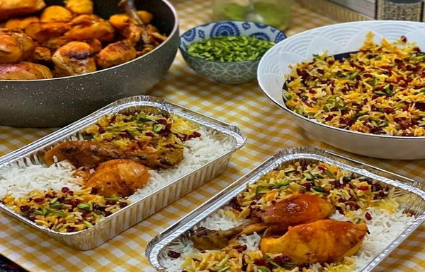 عکس نذری زرشک پلو با مرغ