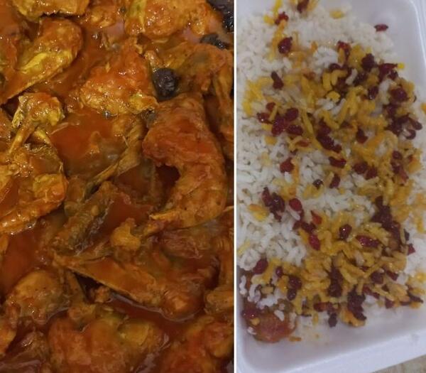 عکس نذری زرشک پلو با مرغ