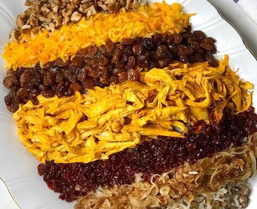 عکس نذری زرشک پلو با مرغ
