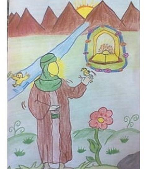 عکس نقاشی حضرت محمد صلی الله
