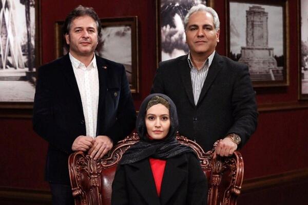 عکس فرشته حسینی در برنامه دورهمی