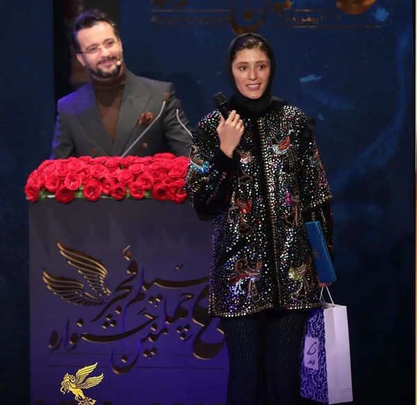 عکس فرشته حسینی در برنامه دورهمی