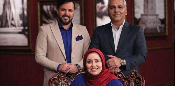 عکس فرشته حسینی در برنامه دورهمی
