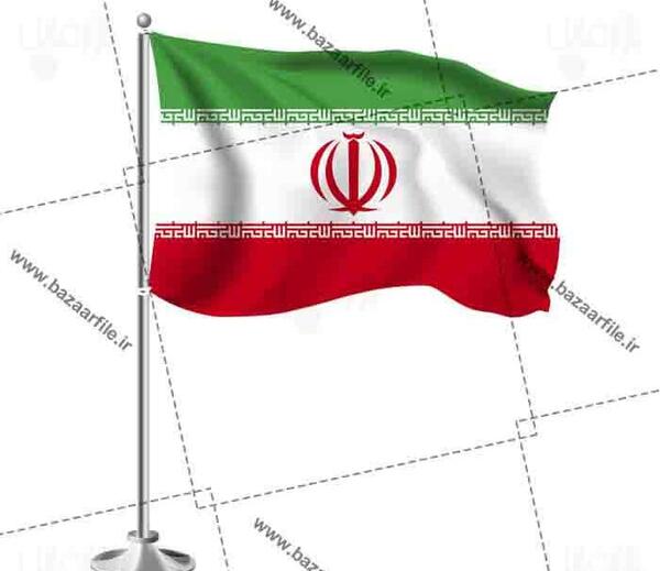 عکس پرچم ایران پی ان جی