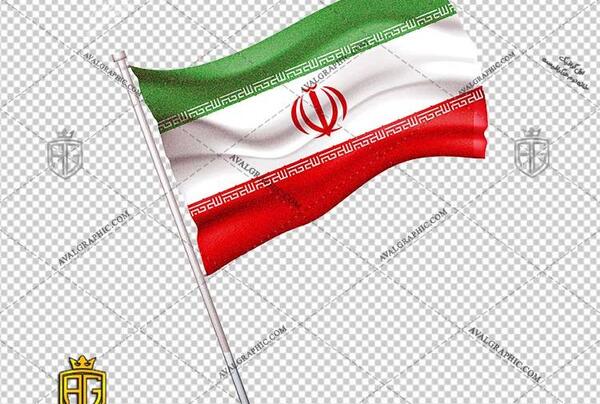 عکس پرچم ایران پی ان جی