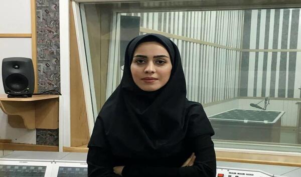 عکس محدثه صارمی گوینده رادیو