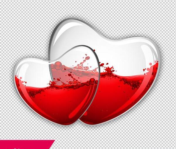 عکس گروه قلب شیشه ای