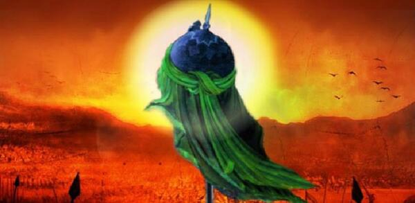 عکس امام حسین سر نیزه